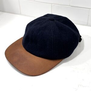 Vintage 80’’s American Eagle Dark Blue Wool Baseball Cap